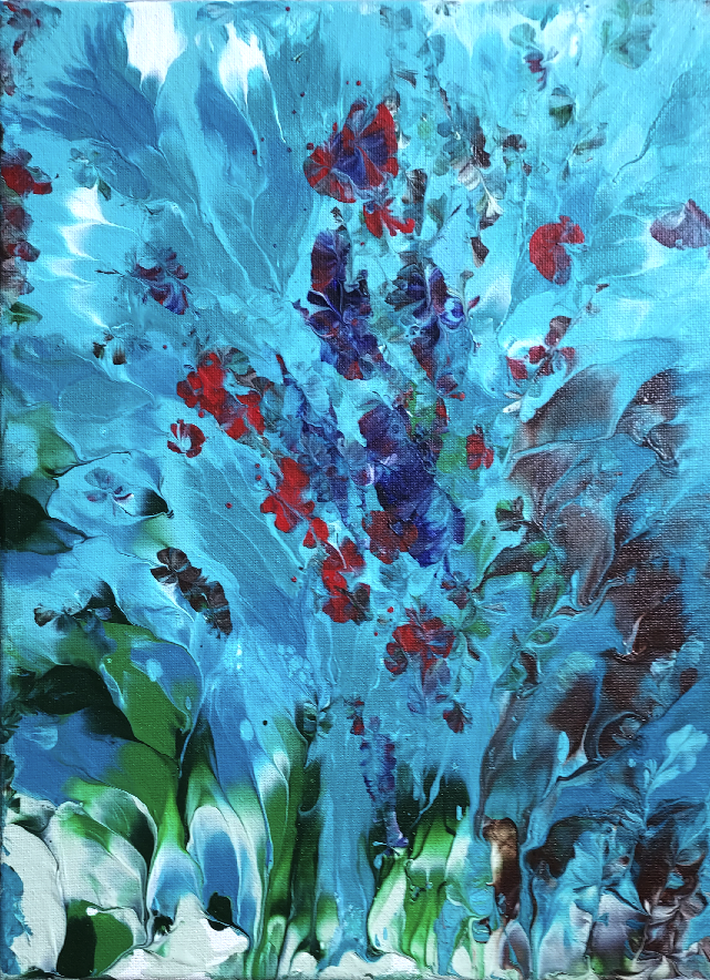 Morning Frost on Tall Flowers 01