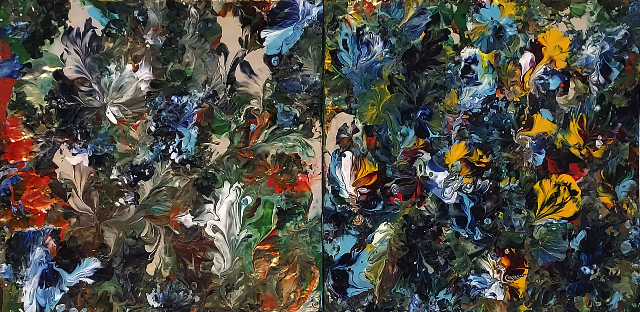 Gnome View of Lush Floral 01